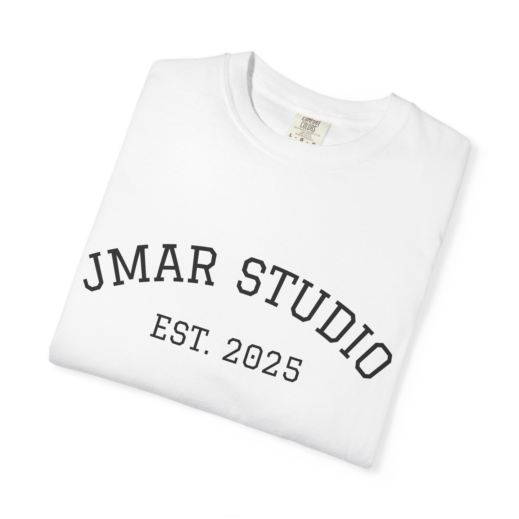 JMar Studio Est. 2025 T-Shirt — Hair & Beauty Salon Logo Tee