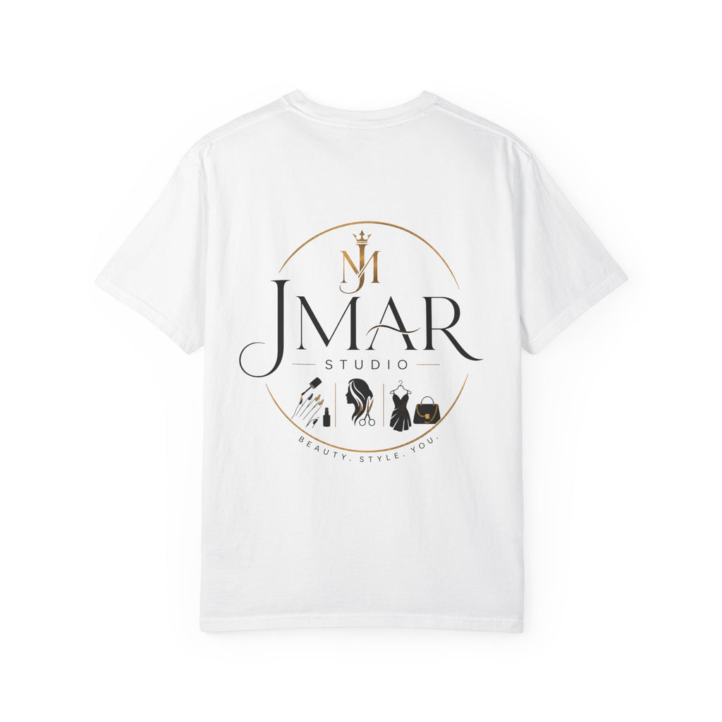 JMar Studio Est. 2025 T-Shirt — Hair & Beauty Salon Logo Tee